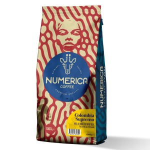 Numerica - Colombia Supremo<br>Single Origin Kahve<br>1000g Numerica - Colombia Supremo<br>Single Origin Kahve<br>1000g