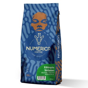Numerica - Ethiopia Sidamo<br>Single Origin Kahve<br>250 g Numerica - Ethiopia Sidamo<br>Single Origin Kahve<br>250 g