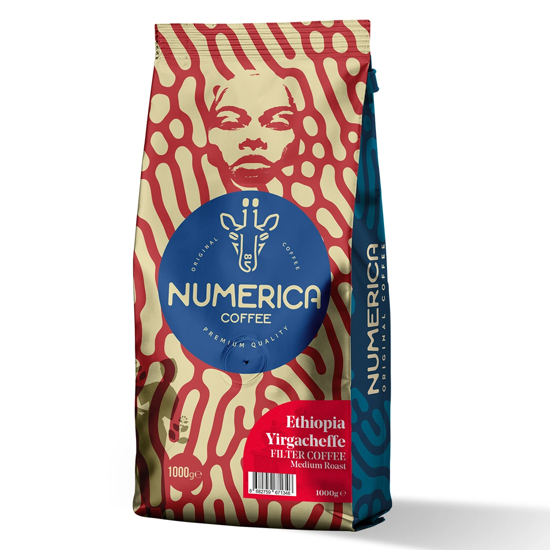 Numerica - Ethiopia Yirgacheffe<br>Single Origin Kahve<br>1000 g Numerica - Ethiopia Yirgacheffe<br>Single Origin Kahve<br>1000 g